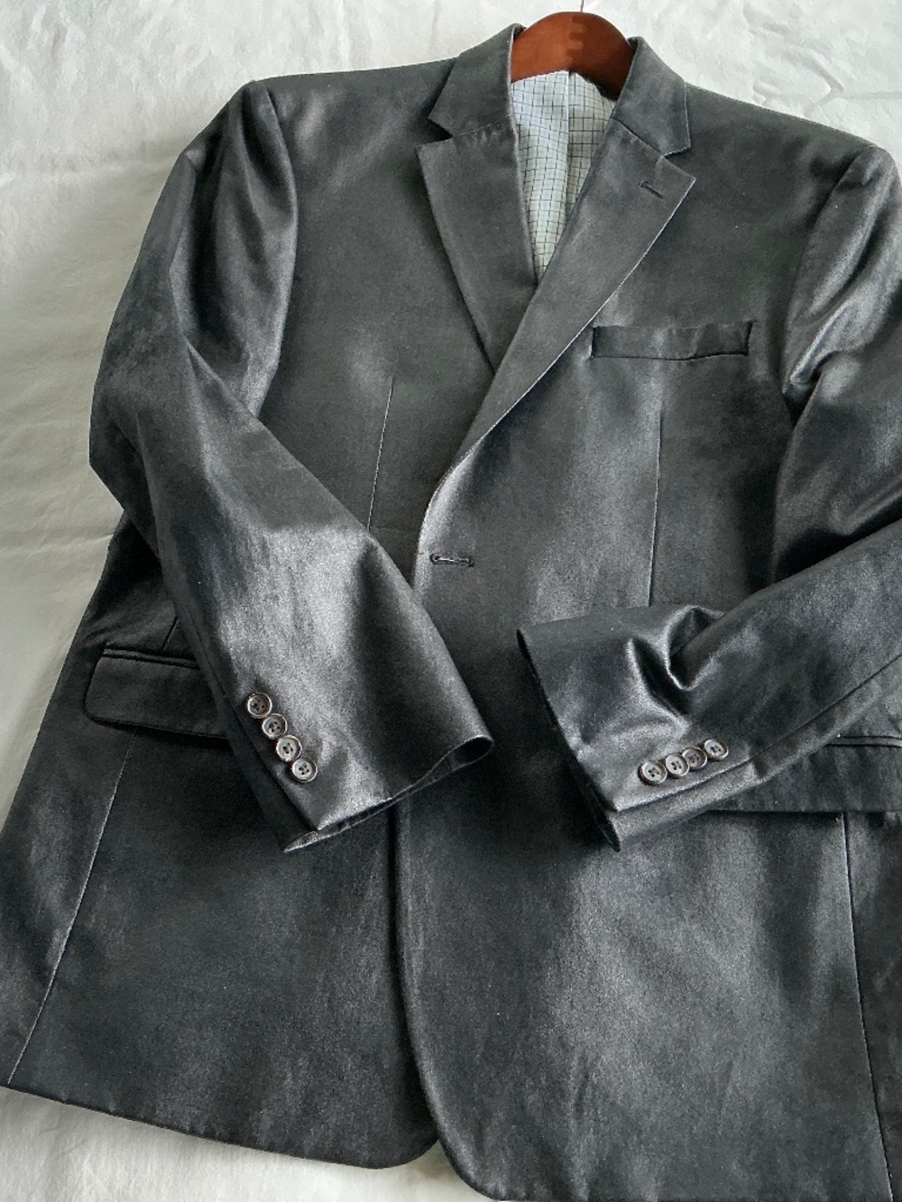 Mens Faux Suede Sport Coat